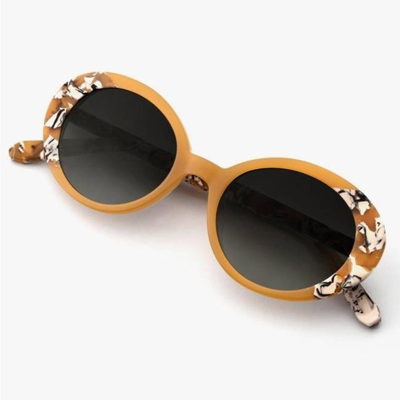 Krewe Laurel Sunglasses in Brûlée to Butterscotch - Picture 1 of 7